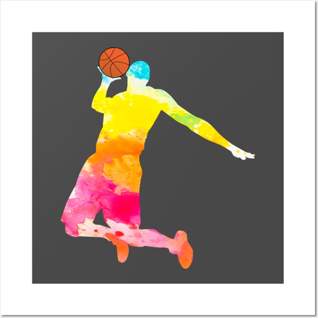 Basketball Player Wall Art by belhadj